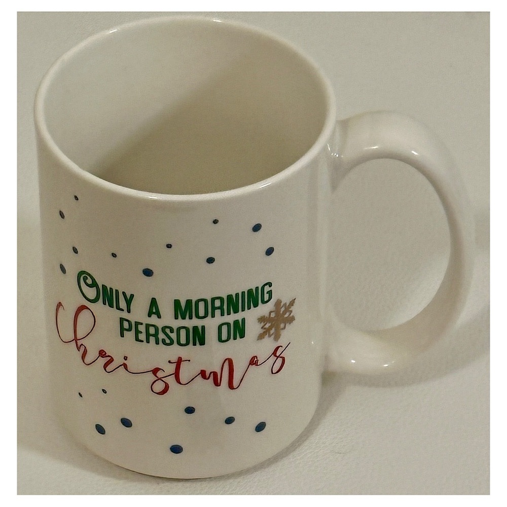 Crofton Holiday Coffee Mug • Christmas Quote • 16 oz Ceramic • Like New